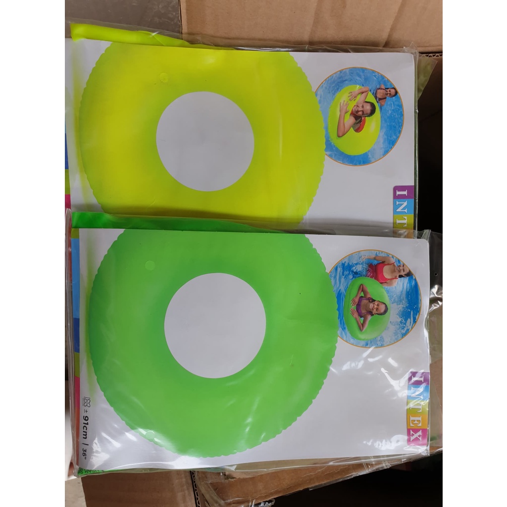 ᴋɪᴅ..sᴍɪʟᴇ Intex 59262 ห่วงยางนีออนแบบขุ่น (91 ซม.) ของแท้ ห่วงยาง แพลม ...
