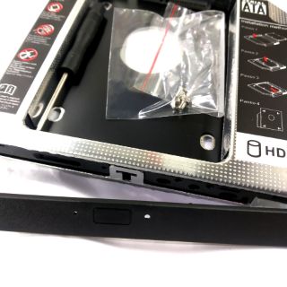 ภาพขนาดย่อของภาพหน้าปกสินค้าTray SATA HDD SSD Enclosure Hard Drive Caddy Case 9.5/ 12.7 mm Second HDD Candy จากร้าน thongyut บน Shopee