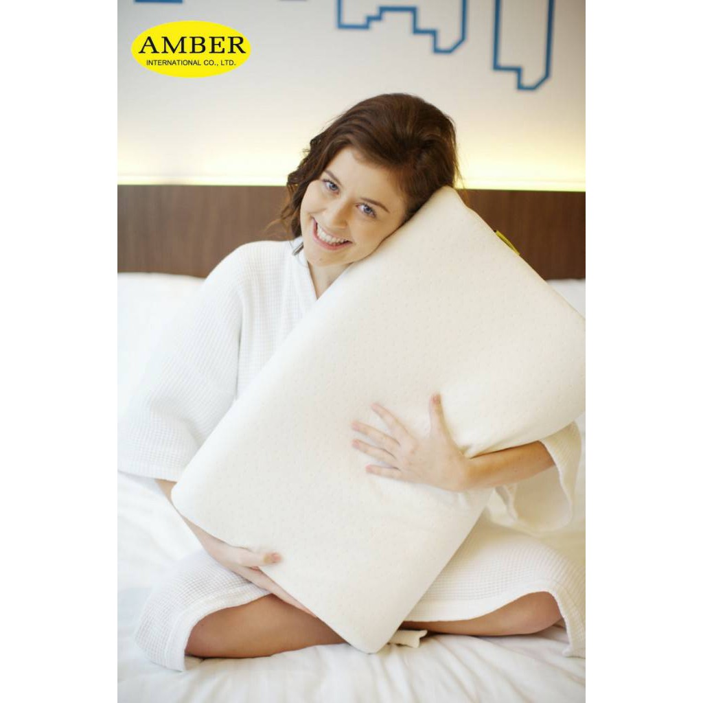 amber-contour-memory-foam-pillow-หมอนเมมโมรี่โฟมamber-ลดอาการปวดคอ