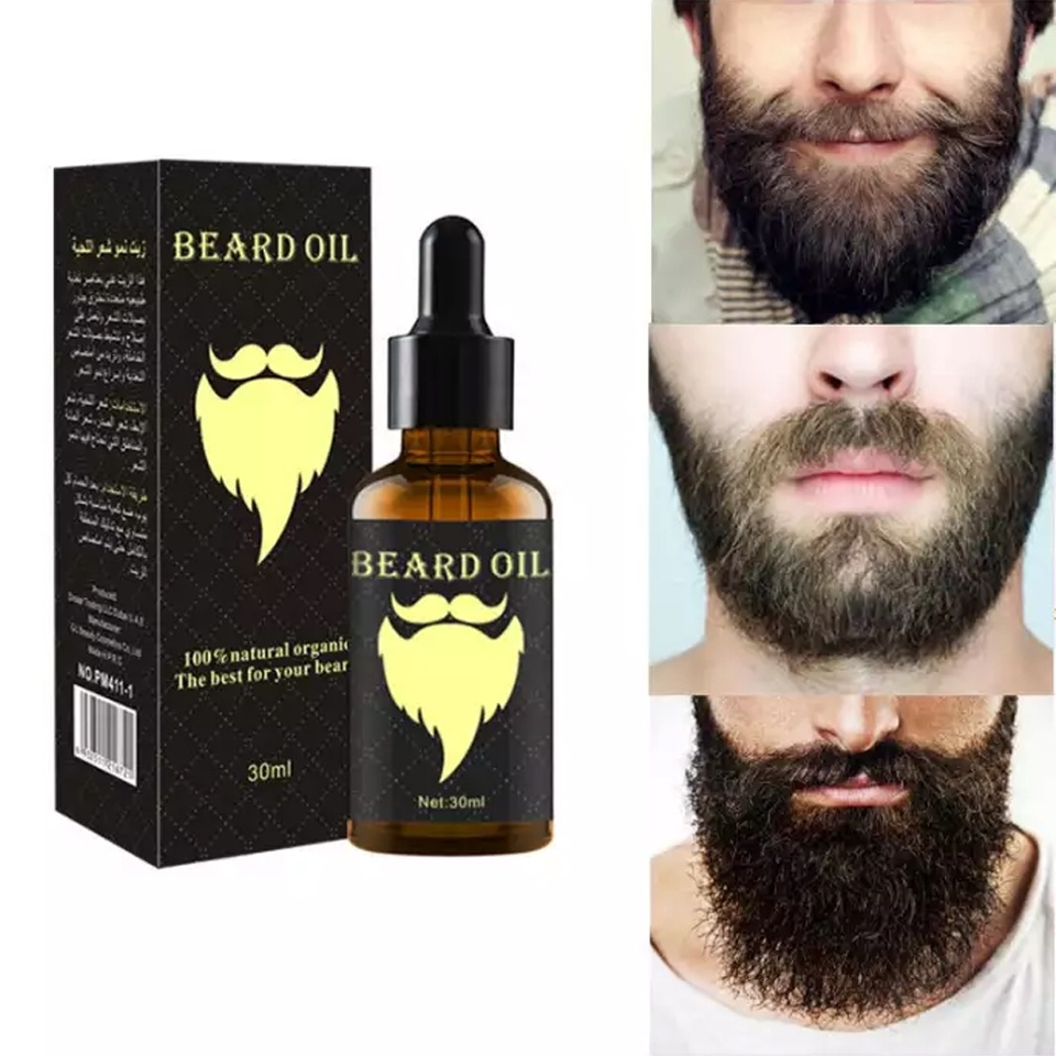 เซรั่มปลูกหนวด-ปลูกคิ้ว-เส้นผม-beard-oil-natural-organic-oil-hair-growth-30-ml-น้ำยาปลูกคิ้ว-มีบริการปลายทาง