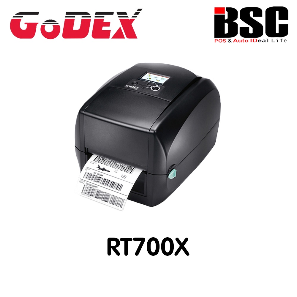 godex-rt700x-เครื่องพิมพ์ฉลาก-บาร์โค้ด-ฟรีสติ๊กเกอร์และริบบอนทันที-รองรับทั้งระบบความร้อนและผ่านริบบอน