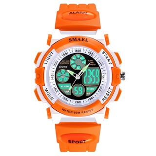 Girls Outdoor SMAEL LCD Digital Watches Children 50M Waterproof Wristwatches Shock Resistant Free Gift Box for Watches G