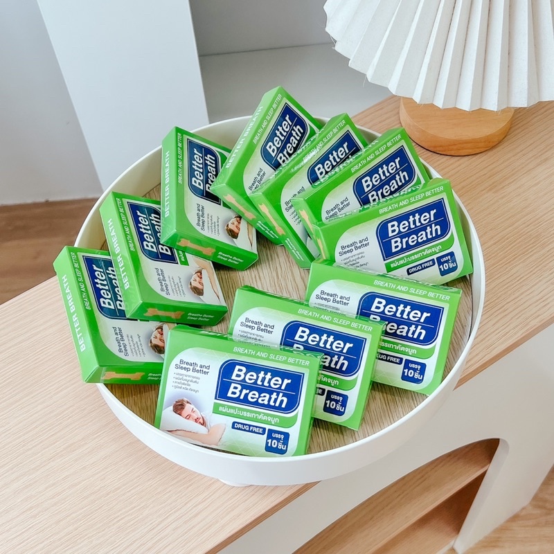 โปร10กล่องลด90-แผ่นแปะจมูกภูมิแพ้นอนกรน