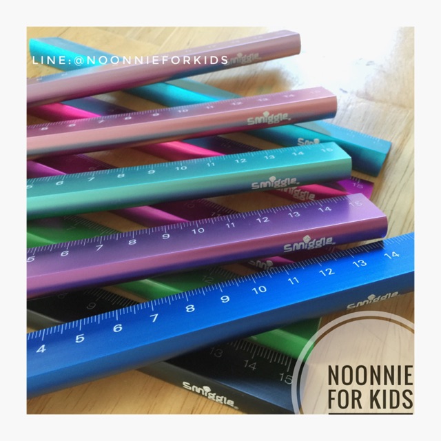 ไม้บรรทัดดีไซน์เก๋ Smiggle Metallic Ruler แท้จากออสเตรเลีย***จ่ายปลาย ...