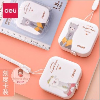 ภาพหน้าปกสินค้า📢 Deli ของแท้ตลับเมตรพกพา สายวัดพกพา สายวัดเอว สายวัดตัว ที่เกี่ยวข้อง