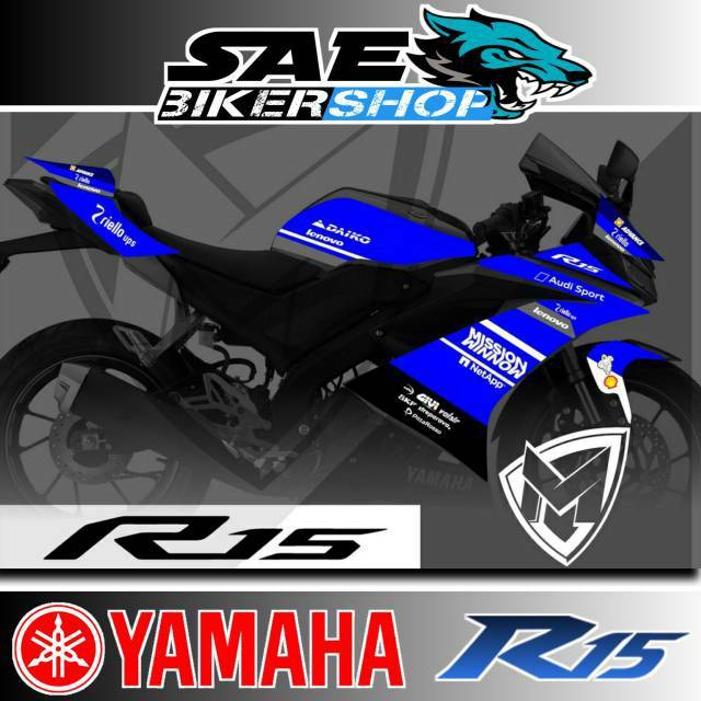 สติ๊กเกอร์สตริป สติ๊กเกอร์ R15 V3 MISSION WINNOW MOTO GP | Shopee Thailand