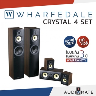 WHARFEDALE CRYSTAL 4 SET / Set ลําโพง 5.0 Wharfedale รุ่น Crystal 4 / รับประกัน 3 ปี โดย บริษัท Hifi Tower / AUDIOMATE