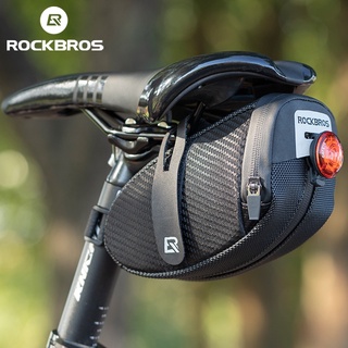 Rockbros กระเป๋าติดอานหลังจักรยาน IPX3 กันน้ํา สะท้อนแสง สําหรับจักรยานเสือภูเขา