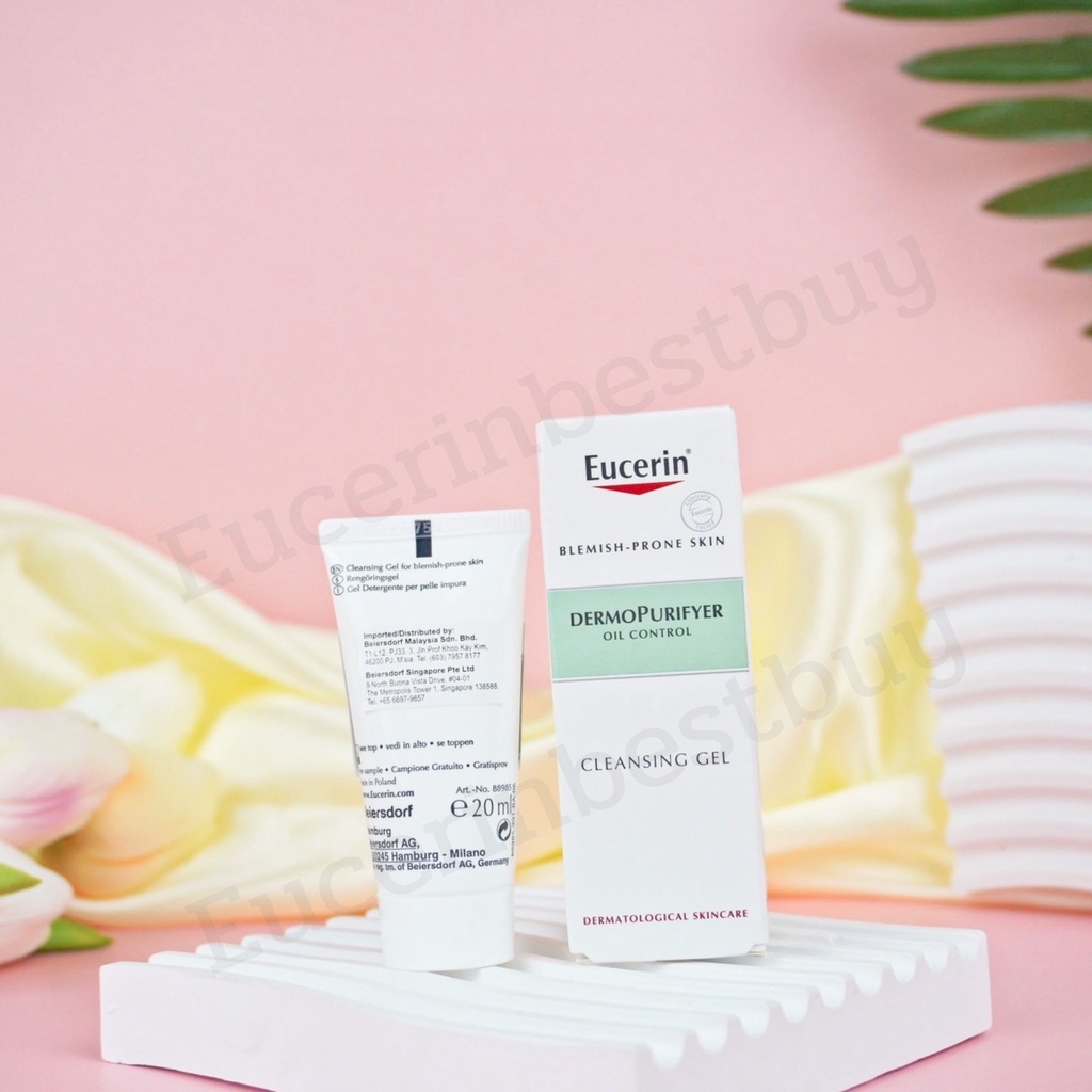 eucerin-dermopurifyer-oil-control-cleansing-gel-20ml-exp-09-2023-ยูเซอริน-เจลล้างหน้าลดสิว-ผิวมัน-ขนาดพกพา