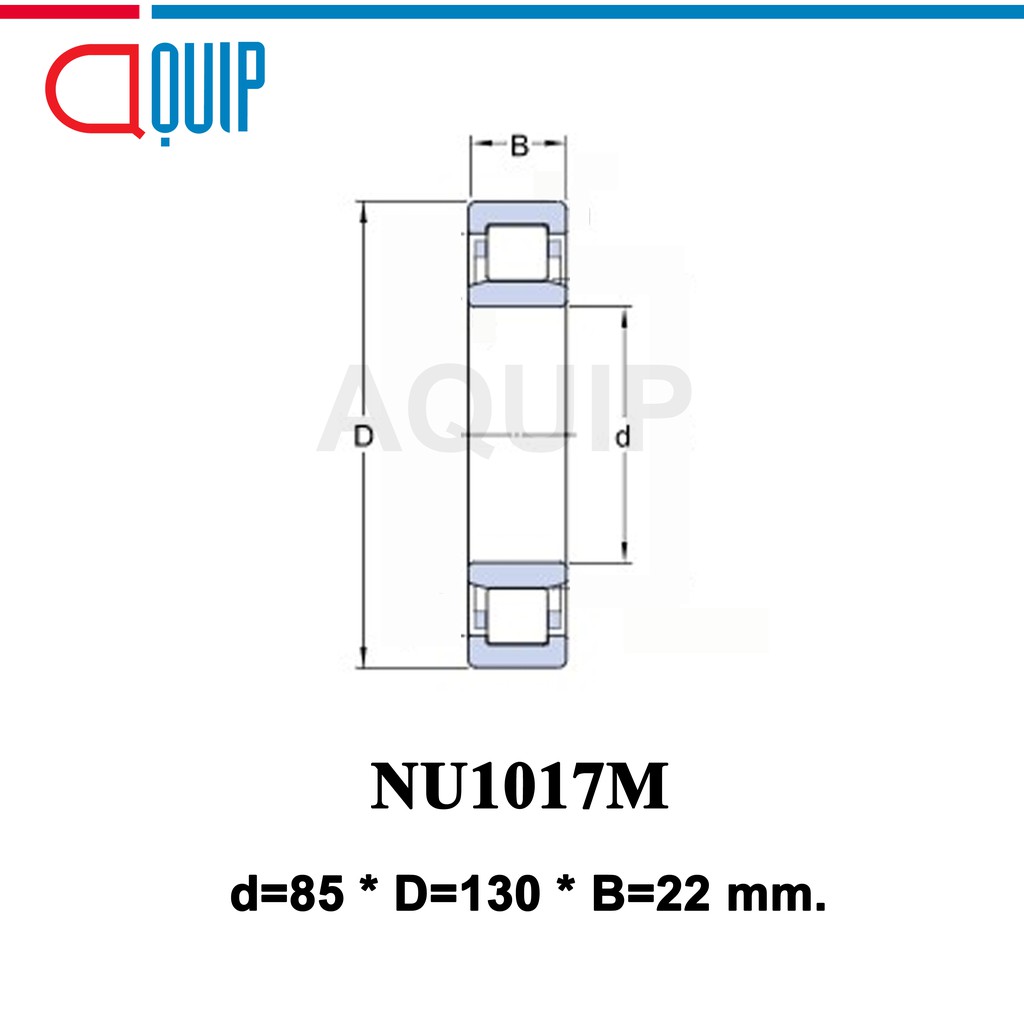 nu1017m-ubc-ตลับลูกปืนเม็ดทรงกระบอก-cylindrical-roller-bearings-nu-1017-m