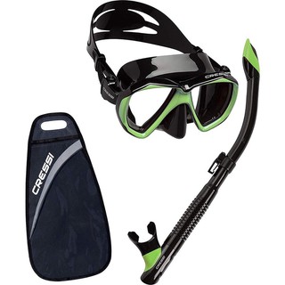 ภาพหน้าปกสินค้าCressi snorkel set รุ่น ranger mask สิลิโคนนิ่มๆ บริเวณที่คาบ mouthpiece ก็นิ่ม ที่เกี่ยวข้อง
