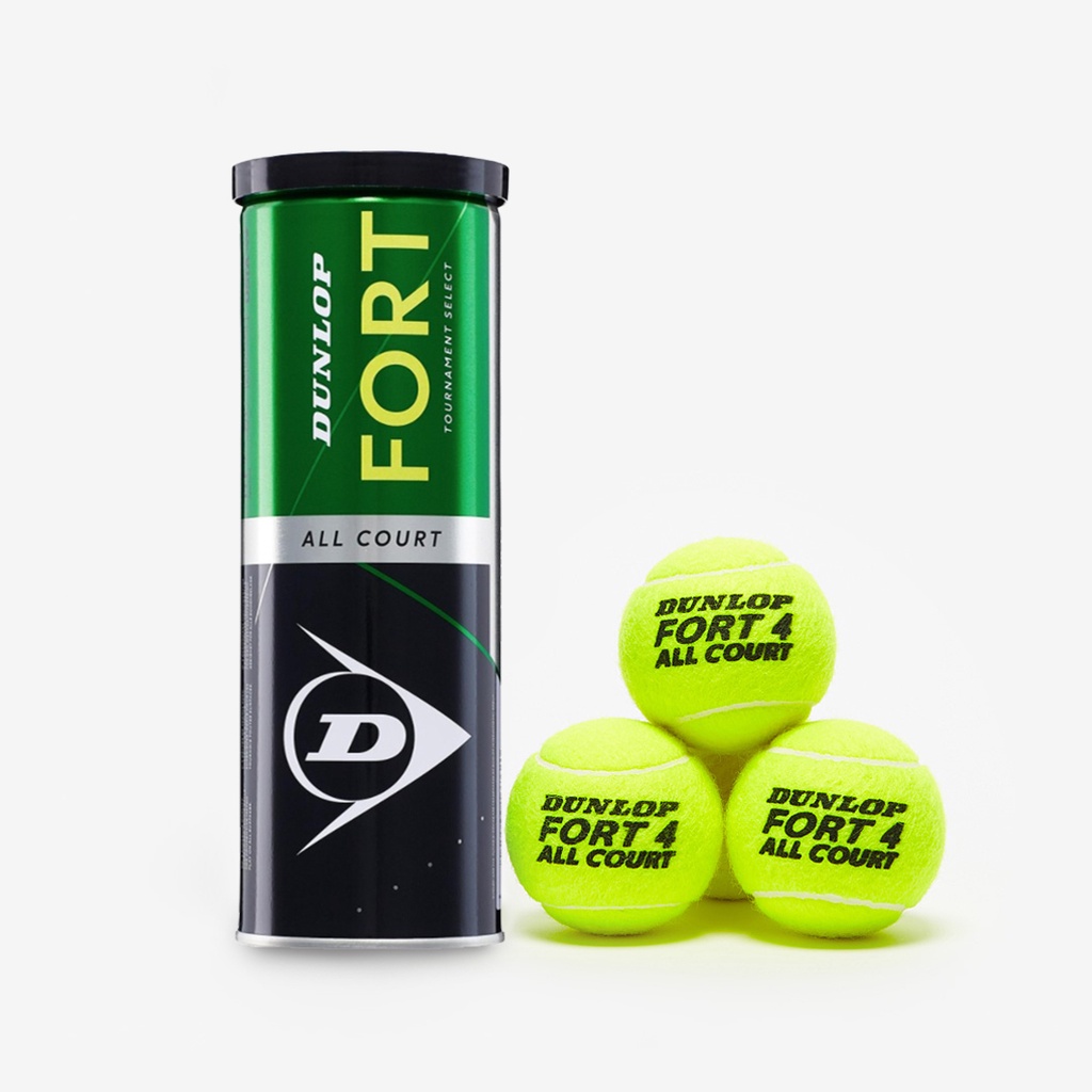 รูปภาพสินค้าแรกของDunlop ลูกเทนนิส Fort All Court Tennis Balls x 3 ( กระป๋องละ 3 ลูก )