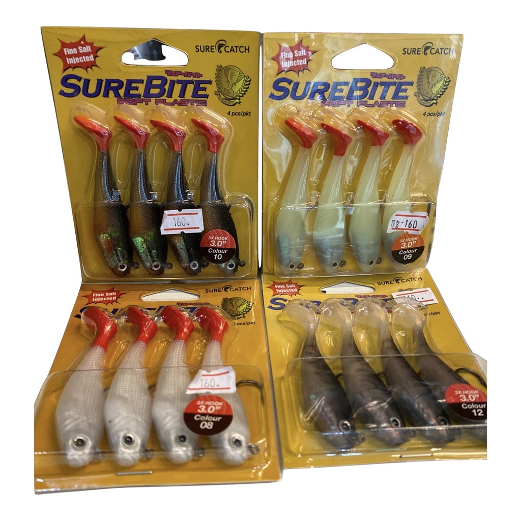 ปลายางพร้อมตัวเบ็ด Surecatch ขนาด3 นิ้ว | Shopee Thailand