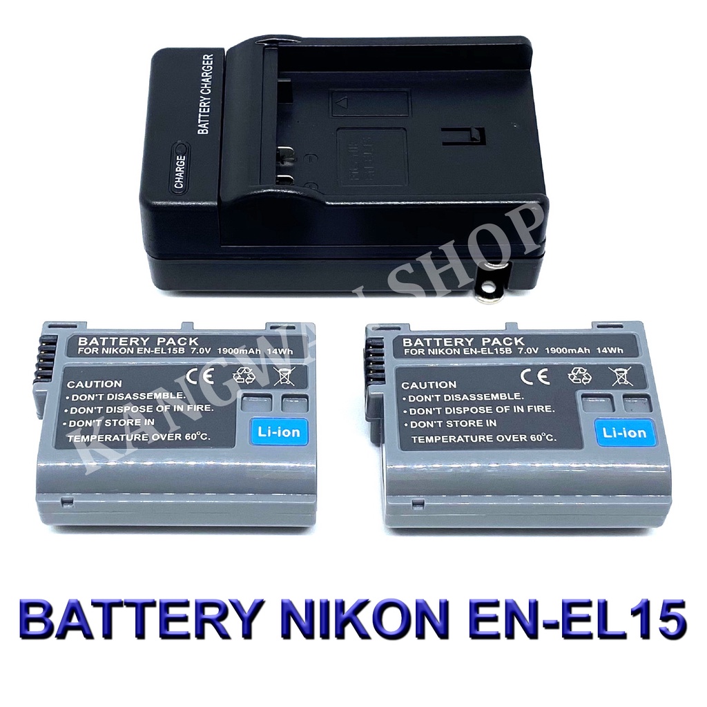 Digital Battery EN-EL15 EN EL15 EL15A LED Dual USB Charger For Nikon