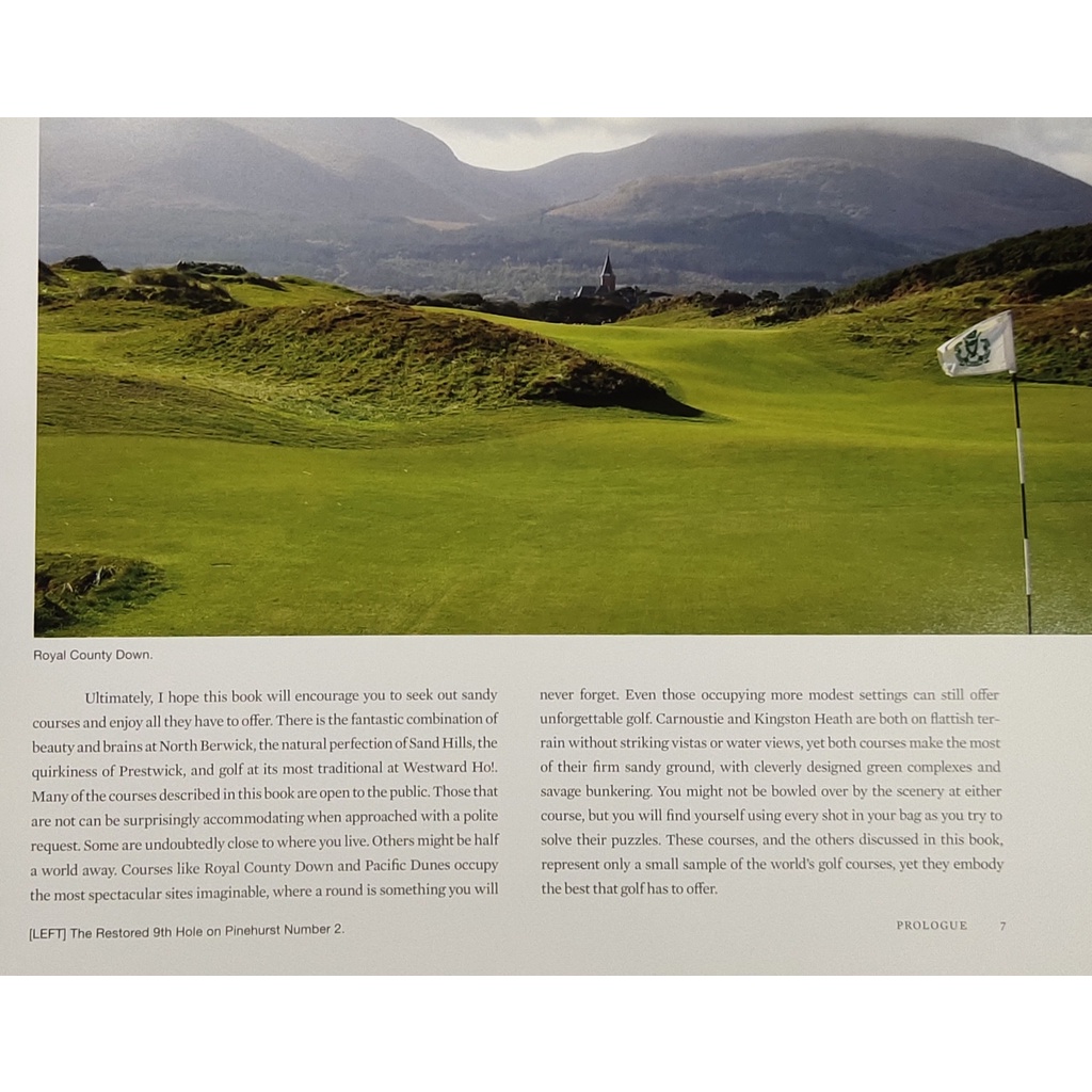 หนังสือ-สนามกอล์ฟ-ภาษาอังกฤษ-sand-and-golf-how-tettain-shapes-the-game-117page
