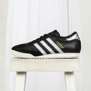 รองเท้าผ้าใบ Adidas Beckenbauer สีดําสีเงิน
