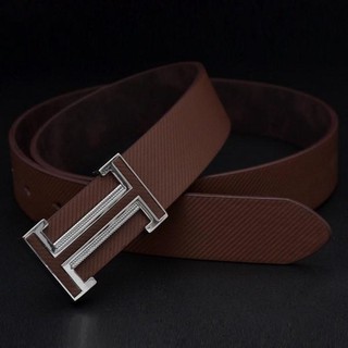 Fin 1 เข็มขัดผู้ชาย Man Belt รุ่น H Buckle Belt No. 2446