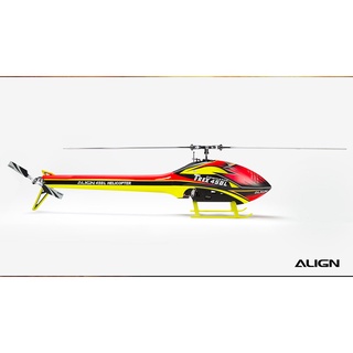 คานูปี้ สเกล 450L Speed Fuselage – Red &amp; YellowAlign HF4506 อุปกรณ์เฮลิคอปเตอร์ Rc