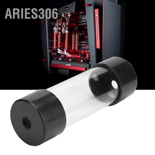 Aries306 Transparent Cylindrical Computer Water Cooling Tank 150MM with G1 / 4 Thread