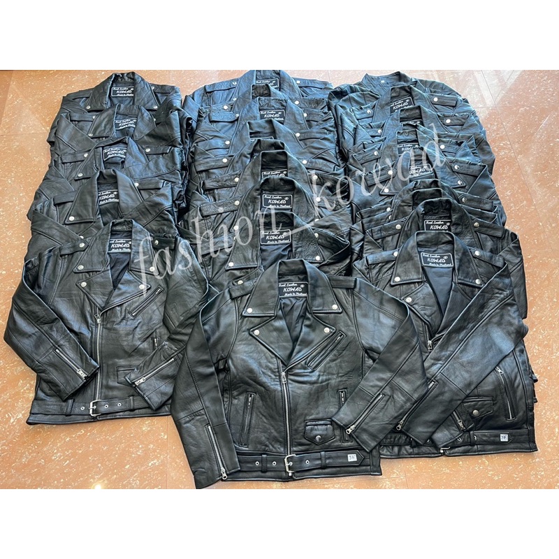 เสื้อหนังแท้ทรงนีแกน-genuine-leather