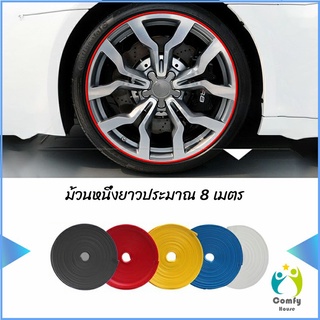 Comfy ยางแต่งขอบล้อแม็กซ์ ยางกันขอบโครเมี่ยยาง ยางแต่งกันรอยล้อแม็ก car wheel protector