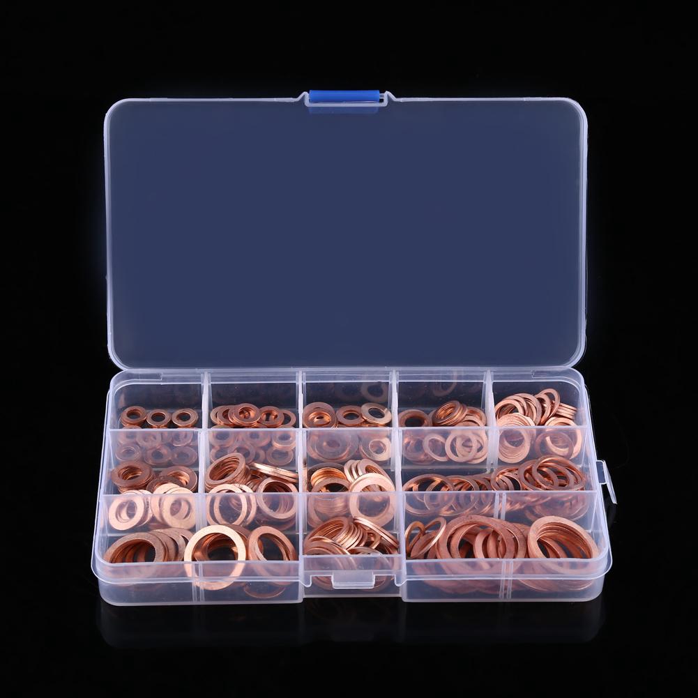 280pcs-sizes-flat-screws-12-box-fitting-fasteners-copper-washers-washer-with-for-plain-bolts