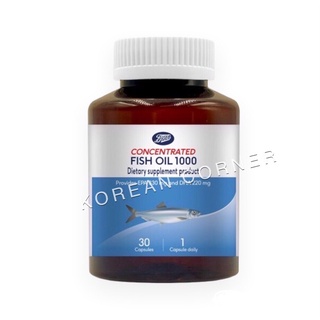 ภาพหน้าปกสินค้าน้ำมันปลา สูตรเข้มข้น  CONCENTRATED FISH OIL 1000 Omega EPA DHA จากอังกฤษ บำรุงระบบประสาท/สมอง โอเมก้า ที่เกี่ยวข้อง