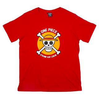 Red One Piece T-shirt No.277 (เสื้อยืดวันพีซ สีแดง No.277)