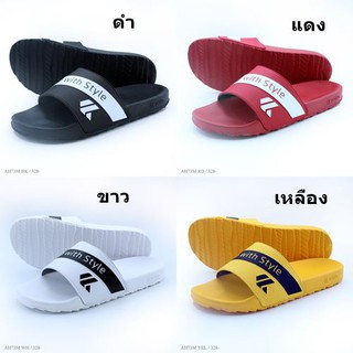 Kito รองเท้าแตะ SANDAL รุ่น AH73M สี ดำ แดง เหลือง ขาว