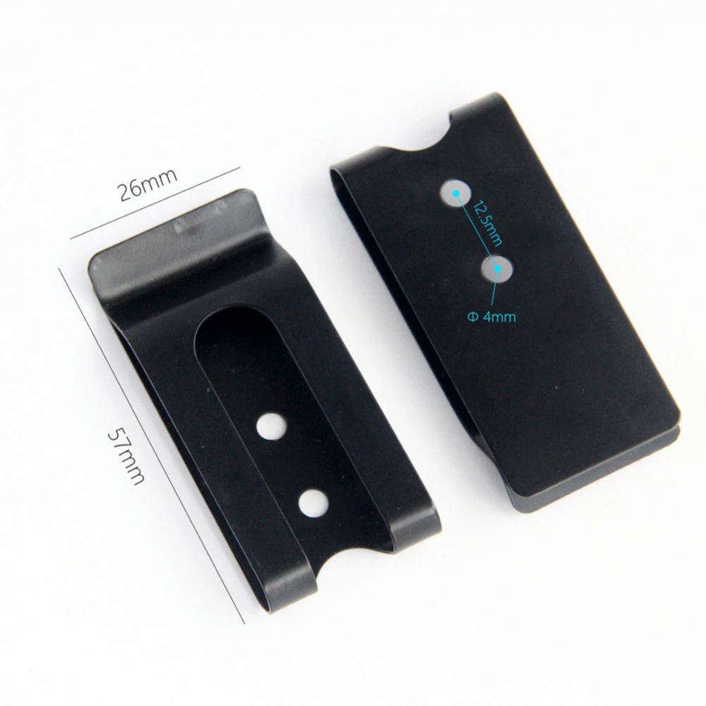 2pc-buckle-clip-holster-sheath-belt-clip-manganese-steel-hook-clasp-for-leather-brand-new