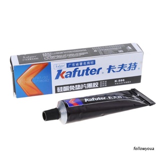 สินค้า Folღ K-586 กาวซิลิโคนสีดํากันน้ําสําหรับซ่อมแซมรถยนต์รถจักรยานยนต์