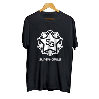 เสื้อยืดใหม่ 2022เสื้อยืด ผ้าฝ้าย 100% พิมพ์ลาย distro japan music SUPER GIRLS - JPOPL XL  XXL 3XL
