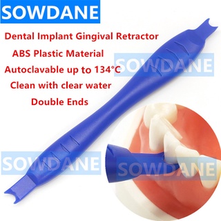 Dental Implant Gingival Retraction Retractor Dental Gum Separator Isolation Surgical Tool Double End Plastic Autoclavabl