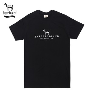 [ขายดี++]Barbari บาบารี เสื้อยืดคอกลม Premium Cotton BRS1 พิมพ์ลายใส่ได้ทั้งผู้หญิง/ผู้ชาย