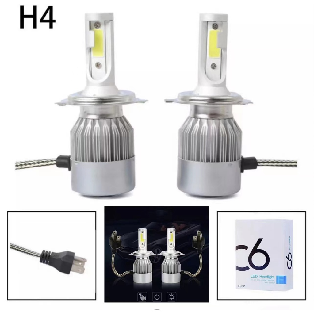 preferred2pcs-c6-led-headlight-h4-9006-9005-car-headlight-led-bulb-ไฟหน้า