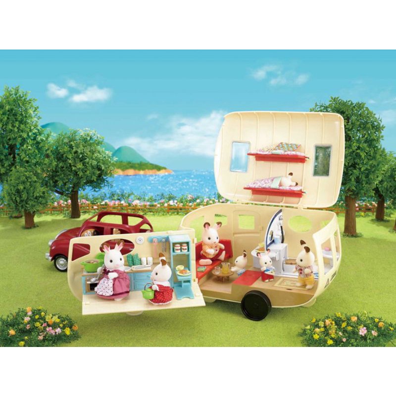 sylvanian-families-the-caravan-ซิลวาเนียน-แฟมิลี่-รถพ่วงคาราแวน