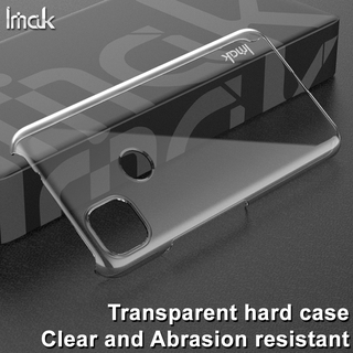 Original Imak Google Pixel 4A 4G / 5G Casing Crystal Transparent Hard PC Case Pixel4A Clear Plastic Back Cover