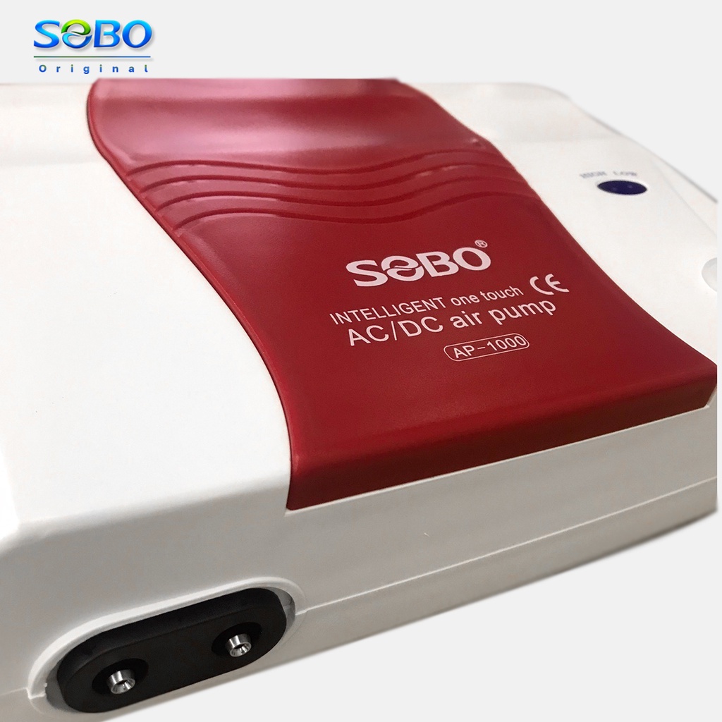 sobo-ap1000-ปั๊มลม-มีแบตเตอรี่ในตัว-ปั๊มออกซิเจน-ac-dc-air-pump