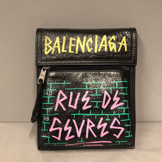 BALENCIAGA GRAFFITI POUCH BAG