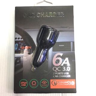 Car Charge ชาร์จรถUSB 2ช่อง QC 3.0