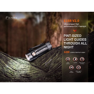 ภาพหน้าปกสินค้าไฟฉาย Fenix E18R V2 Rechargeable LED Flashlight ECD : สินค้ารับประกัน 3 ปี ซึ่งคุณอาจชอบราคาและรีวิวของสินค้านี้
