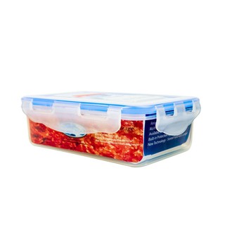 กล่องถนอมอาหาร กล่องอาหาร เข้าไมโครเวฟได้ ความจุ 850 ml. ป้องกันเชื้อราและแบคทีเรีย แบรนด์ Super Lock รุ่น 5012