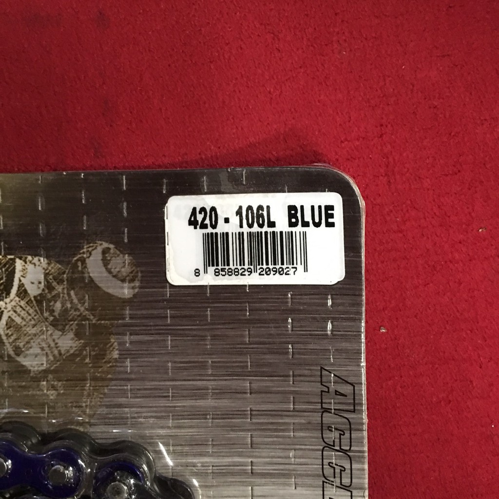 โซ่-osaki-420-106ข้อ-สีน้ำเงิน