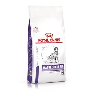 Royal Canin Mature Consult  Medium 3.5 kg. อาหารสุนัขชนิดเม็ดสูตรเวทแคร์ สำหรับสุนัขสูงวัยพันธุ์กลาง