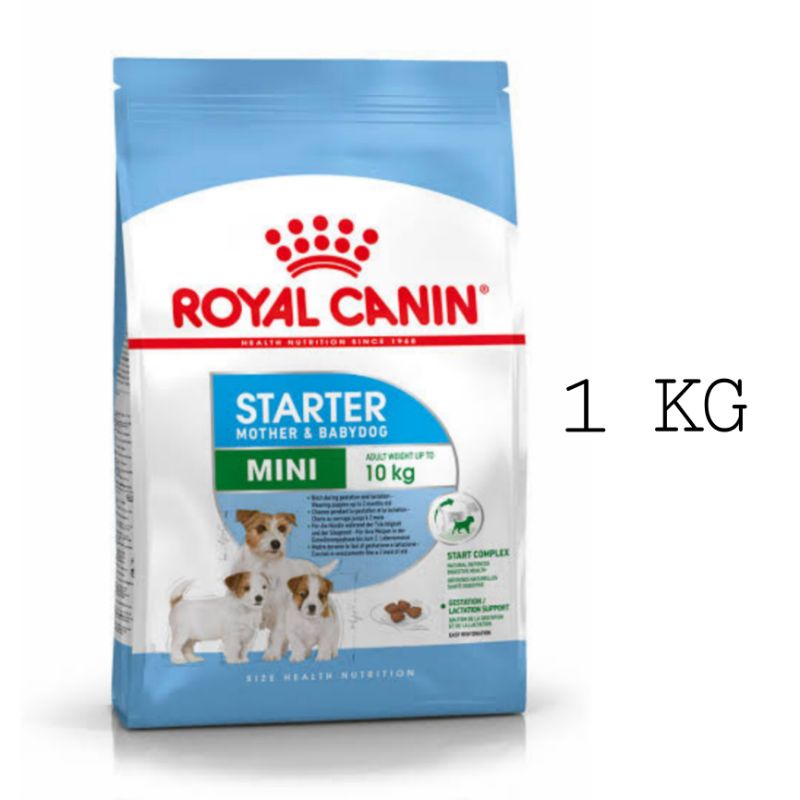 royal-canin-mini-starter-1-kg-อาหารเม็ดสุนัข-แม่สุนัข-พันธุ์เล็ก-ตั้งท้อง-6-สัปดาห์ขึ้นไป-ให้นม-ลูกสุนัขหย่านม