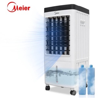 ราคาพัดลมไอเย็น พัดลมแอร์ แอร์ พัดลมเย็น Air cooler รับประกัน 2ปีจากMeier ระบบเคลื่อนที่4ล้อความจุ10ลิตร แถมฟรี เจลเย็น2ขวด