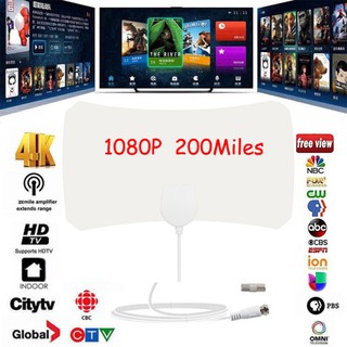 เสาอากาศทีวีดิจิตอล200 Mile Range Tv ดิจิตอล Hd Skylink 4k Antena