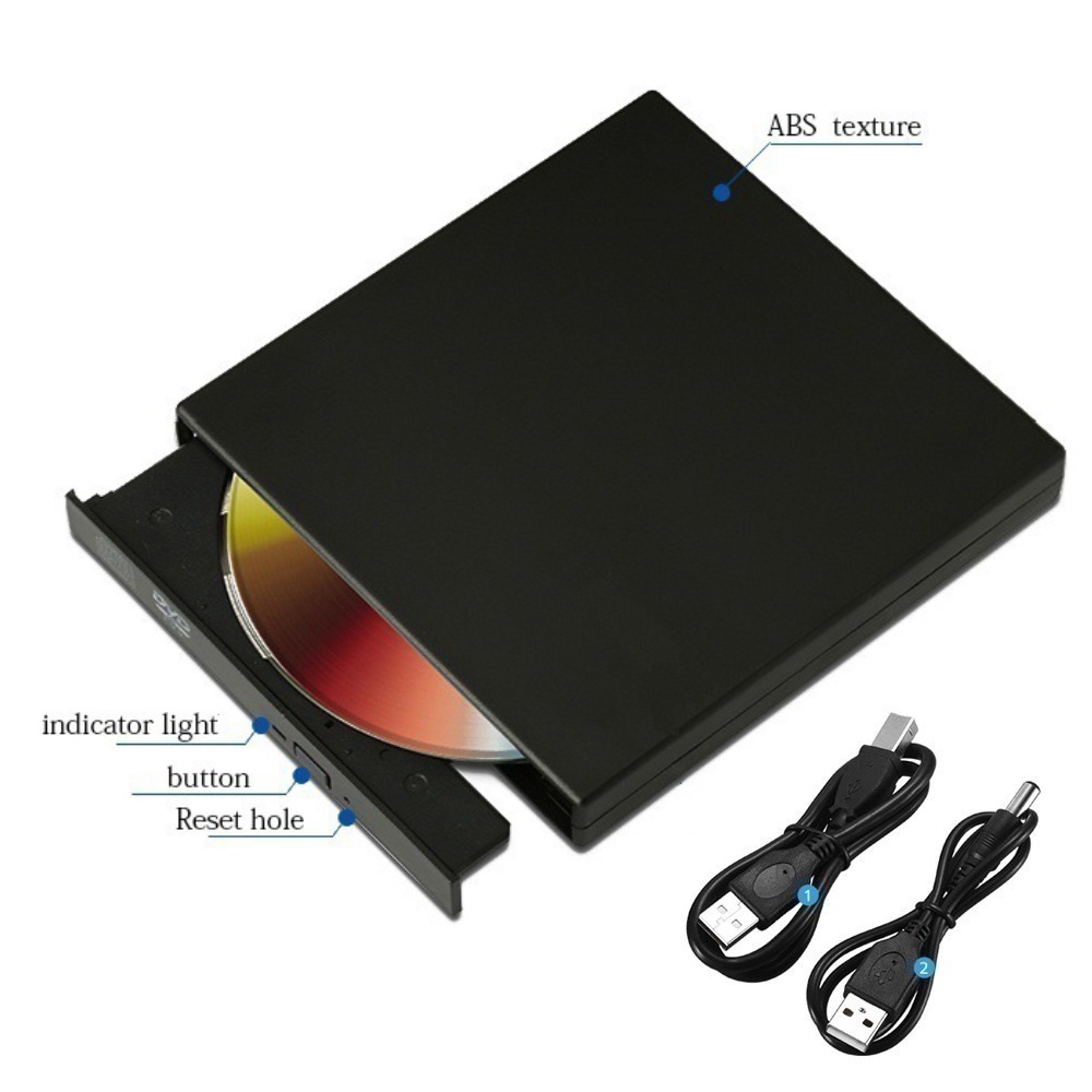 ไดรฟ์ดีวีดี-ไดรฟ์dvd-dvd-rom-แบบพกพา-รองรับช่องเสียบ-usb2-0-น้ำหนักเบา-สำหรับ-แบบพกพา