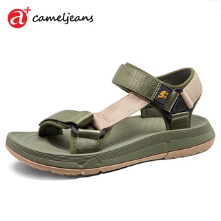 Cameljeans รองเท้าแตะ รองเท้าชายหาด ระบายอากาศ แห้งเร็ว กันลื่น ใส่ข้างนอก กลางแจ้ง สําหรับผู้ชาย