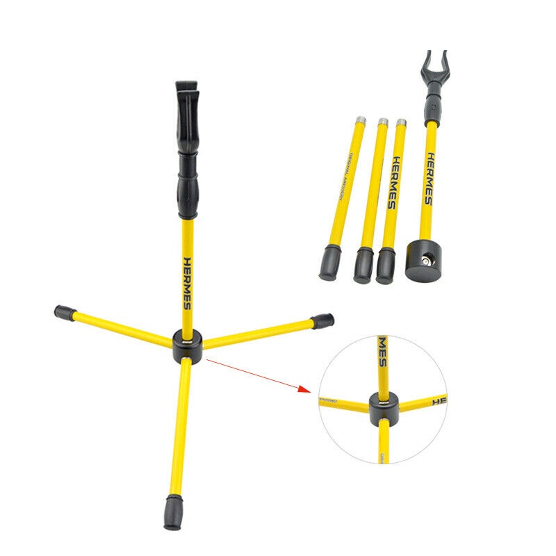 ภาพหน้าปกสินค้าDecut Archery Bow Stand Holder Hanger Recurve Compound สีเหลืองล่าสัตว์